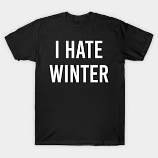 Winter I E The Cold I E Winter T-Shirt